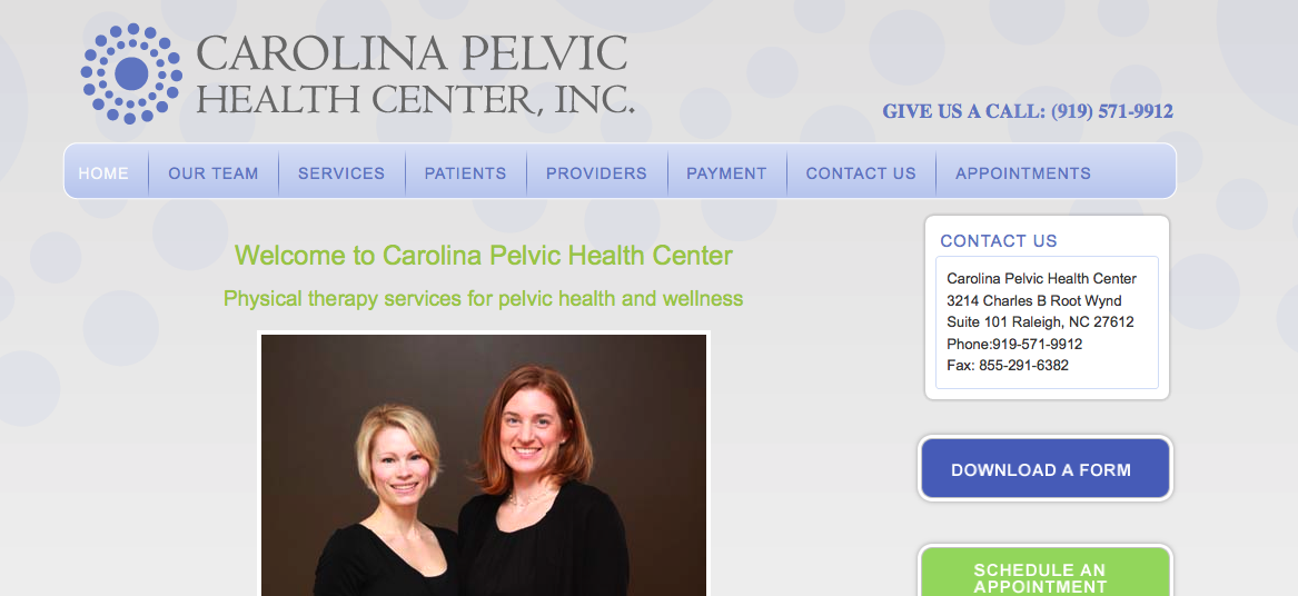Carolina Pelvic Health Center Raleigh NC