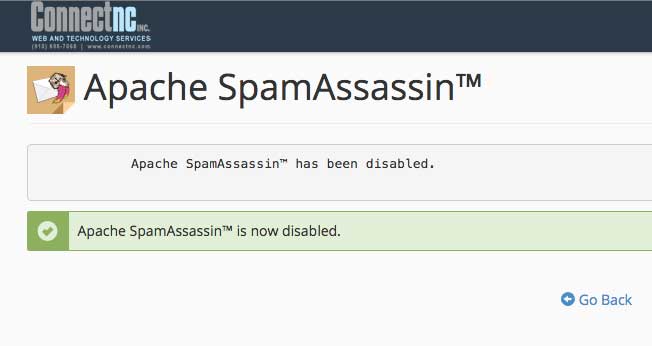 plugin spamassassin